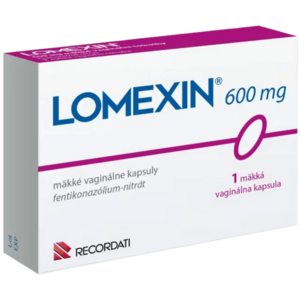 Lomexin 600 mg, Mäkká vaginálna kapsula 1 ks vyobraziť