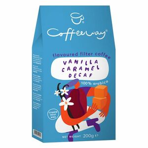 COFFEEWAY Vanilla caramel decaffeinated mletá káva 200 g vyobraziť