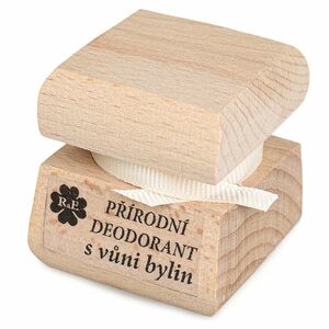 RAE Prírodný krémový dezodorant drevená krabička Bylinky 50 ml vyobraziť