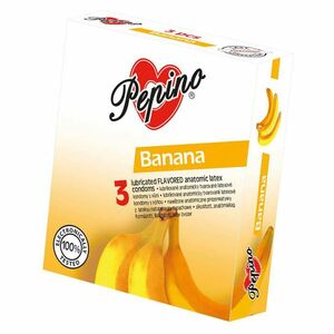 PEPINO prezervatívy kondómy banán 3 kusy vyobraziť