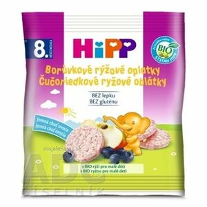 HiPP Sušienky čučoriedkové ryžové oblátky BIO 30 g vyobraziť