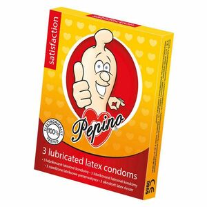 PEPINO prezervatívy kondómy satisfaction 3 kusy vyobraziť