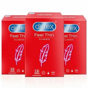 DUREX Feel thin classic kondómy pack 54 ks, poškodený obal vyobraziť