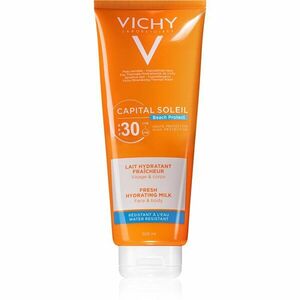Vichy Capital Soleil Beach Protect ochranné hydratačné mlieko na tvár a telo SPF 30 300 ml vyobraziť