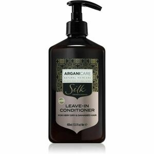 Arganicare Silk Protein Leave-In Conditioner bezoplachový kondicionér pre veľmi suché a poškodené vlasy 400 ml vyobraziť