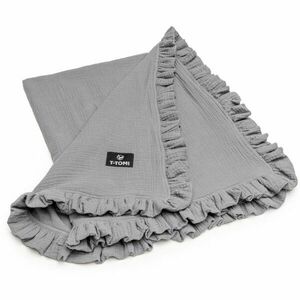 T-TOMI Muslin Blanket deka Grey 80 x 100 cm 1 ks vyobraziť
