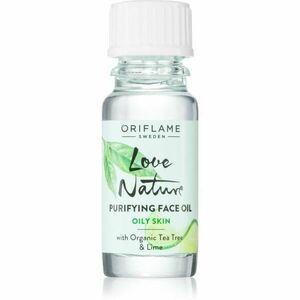 Oriflame Love Nature Organic Tea Tree & Lime čistiaci olej pre problematickú pleť, akné 10 ml vyobraziť