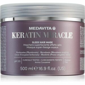 Medavita Keratin Miracle Sleek Hair Mask hydratačná vyhladzujúca maska 500 ml vyobraziť