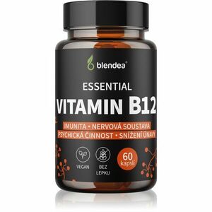 Blendea Vitamin B12 kapsuly na podporu zníženia miery únavy a vyčerpania 60 cps vyobraziť