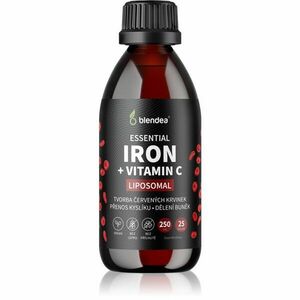Blendea Iron + Vitamin C koncentrát pre normálnu tvorbu červených krviniek a hemoglobínu 250 ml vyobraziť