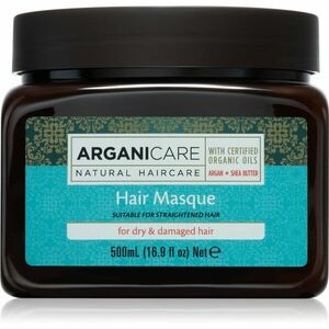 Arganicare Argan Oil & Shea Butter Hair Masque hydratačná a vyživujúca maska pre suché a poškodené vlasy 500 ml vyobraziť