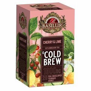 BASILUR Cold Brew Cherry Lime ovocný čaj 20 vrecúšok vyobraziť