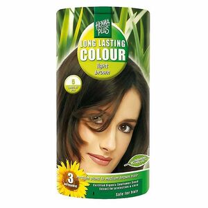 HENNA PLUS Prírodná farba na vlasy 5 Svetlo hnedá 100 ml vyobraziť
