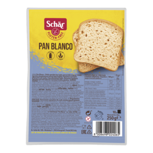 SCHÄR Pan Blanco Biely chlieb špeciálny bez lepku 250 g vyobraziť