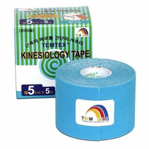 TEMTEX Tejpovacia páska kinesiotape modrá 5cm x 5m vyobraziť