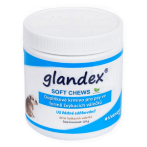 GLANDEX Soft chews žuvacie valčeky pre psov a mačky 30 ks vyobraziť