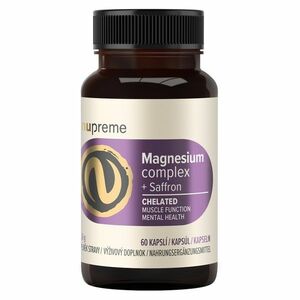 NUPREME Magnesium chelát + šafran 60 kapsúl vyobraziť