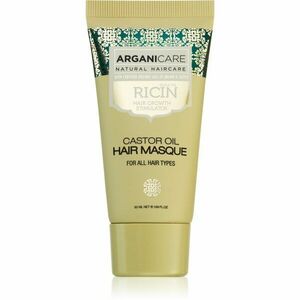 Arganicare Ricin Hair Growth Stimulator posilňujúca maska pre slabé vlasy s tendenciou vypadávať pre všetky typy vlasov 50 ml vyobraziť