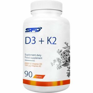 SFD Nutrition D3 + K2 podpora normálneho stavu kostí a zubov 90 tbl vyobraziť