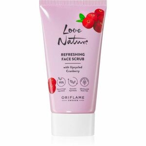 Oriflame Love Nature Upcycled Cranberry osviežujúci pleťový peeling 30 ml vyobraziť
