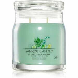 Yankee Candle Cucumber Mint Cooler vonná sviečka Signature 368 g vyobraziť