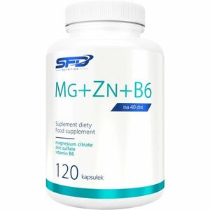 SFD Nutrition Mg + Zn + B6 kapsuly pre krásne vlasy, pleť a nechty 120 cps vyobraziť
