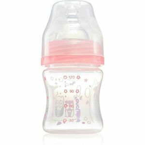 BabyOno Baby Bottle dojčenská fľaša anti-colic 0m+ Pink 120 ml vyobraziť