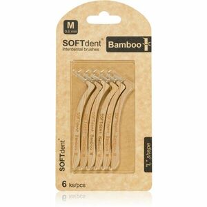 SOFTdent Bamboo Interdental Brushes medzizubné kefky z bambusu 0, 6 mm 6 ks vyobraziť
