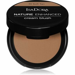 IsaDora Nature Enhanced Cream Blush kompaktná lícenkaso štetcom a zrkadielkom odtieň 40 Soft Tan 3 g vyobraziť