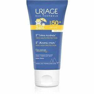 Uriage Bébé 1st Mineral Cream SPF 50+ minerálny krém na opaľovanie SPF 50+ 50 ml vyobraziť