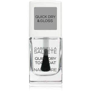 Gabriella Salvete Nail Care Quick Dry & Gloss rýchloschnúci vrchný lak 11 ml vyobraziť