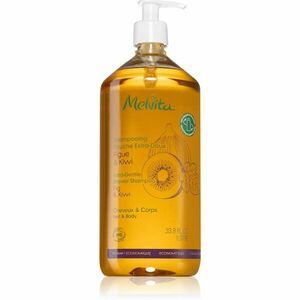 Melvita Extra-Gentle Shower Shampoo sprchový šampón na vlasy a telo Fig & Kiwi 1000 ml vyobraziť
