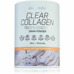 BioTechUSA Clear Collagen Professional prášok na prípravu nápoja s kolagénom príchuť Peach Ice Tea 350 g vyobraziť