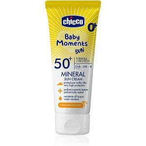Chicco Baby Moments Sun Mineral opaľovací krém pre deti SPF 50+ 0 m+ 75 ml vyobraziť