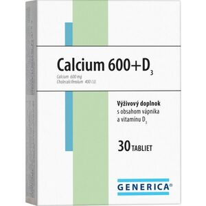 Generica Calcium 600+d3 vyobraziť