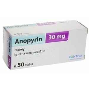 Anopyrin 30 mg 50 tabliet vyobraziť