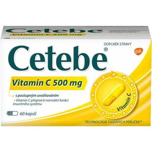 Cetebe Vitamín C 500 mg 60 kapsúl vyobraziť