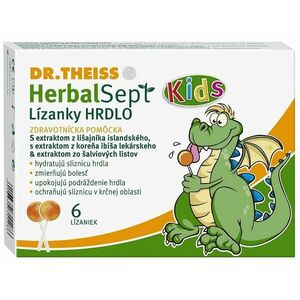 Dr. Theiss HerbalSept Kids hrdlo Lízanky 6 ks vyobraziť