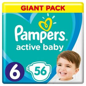 Pampers Active Baby S6, 13-18kg 56 ks vyobraziť