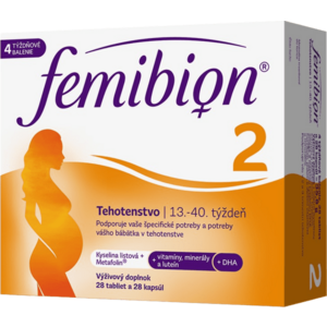 Femibion 2 Tehotenstvo, 2 x 28 kapsúl vyobraziť