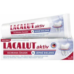 Lacalut aktiv Zubná pasta ochrana ďasien & jemné bielenie 75 ml vyobraziť