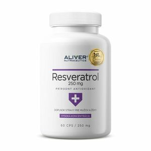 Aliver Nutraceutics Resveratrol 250 mg 60 kapsúl vyobraziť