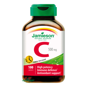 Jamieson Vitamín C 500mg predĺžený účinok 100 tabliet vyobraziť