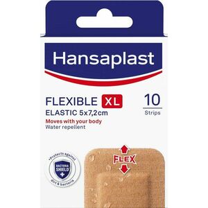 Hansaplast Flexible XL elastická náplasť 10 ks vyobraziť