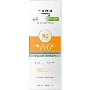 Eucerin Sun Ochranný krémový gél na opaľovanie na tvár Dry Touch OIL CONTROL (svetlý) SPF 50+, 50 ml vyobraziť