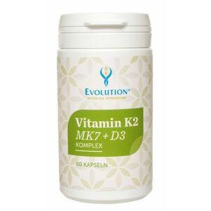 Vitamín K2 MK7 + D3 komplex - Evolution vyobraziť