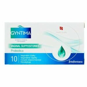 FYTOFONTANA Gyntima probiotica 10 vaginálnych čapíkov vyobraziť