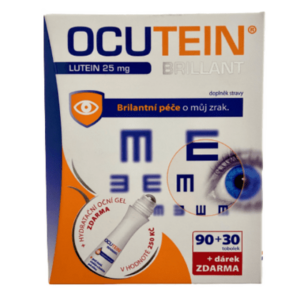 OCUTEIN Brillant Lutein 25 mg 90 + 30 tabliet ZADARMO vyobraziť