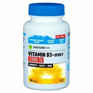 NATUREVIA Vitamín D3-effekt 2000 I.U. 90 tabliet vyobraziť