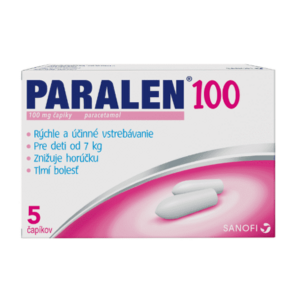 PARALEN 100 mg 5 čapíkov vyobraziť